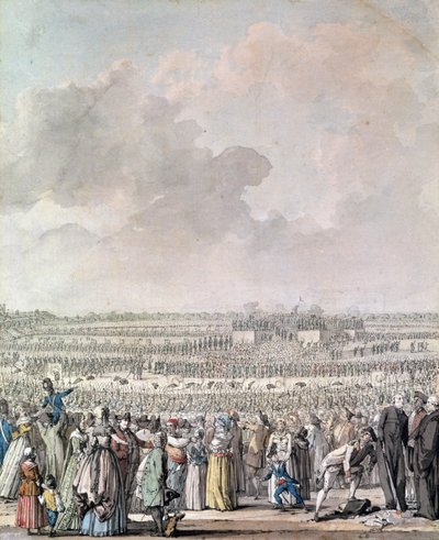 The Festival of the Federation at the Champ de Mars, 14 July 1790 by Jacques Francois Joseph Swebach
